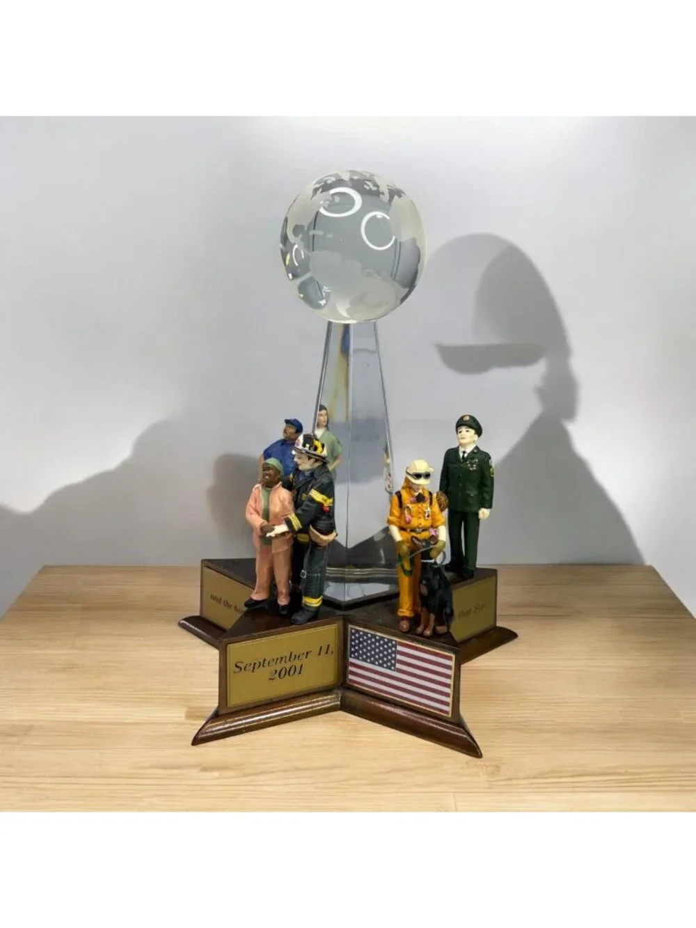 Dept 56 9/11 Memorial American Pride Collection Lighted Figurine (Incomplete)